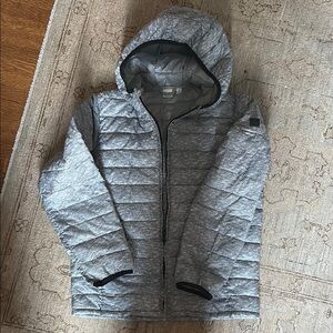 GAP Kids Heather Gray Puffer Jacket